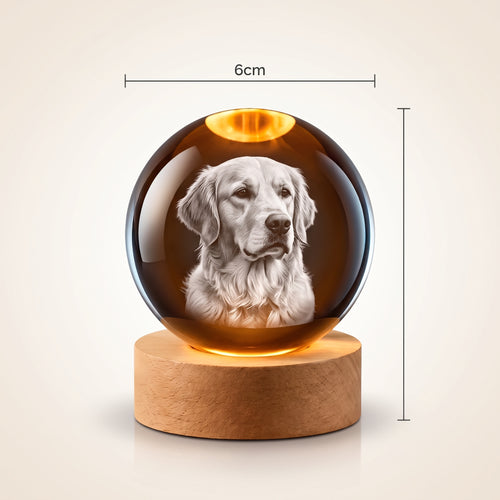 Personalised 3D Photo Crystal with LED Base